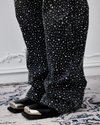 3D Printing Washed 20k Swarovski Diamond Boro Denim Black