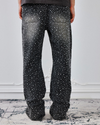 3D Printing Washed 20k Swarovski Diamond Boro Denim Black