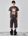Redial 20k Diamond Shorts in Washed Black