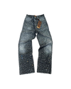 3D Printing Washed 20k Swarovski Diamond Boro Denim Black